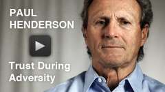 May 11: Paul Henderson on Trust During Adversity